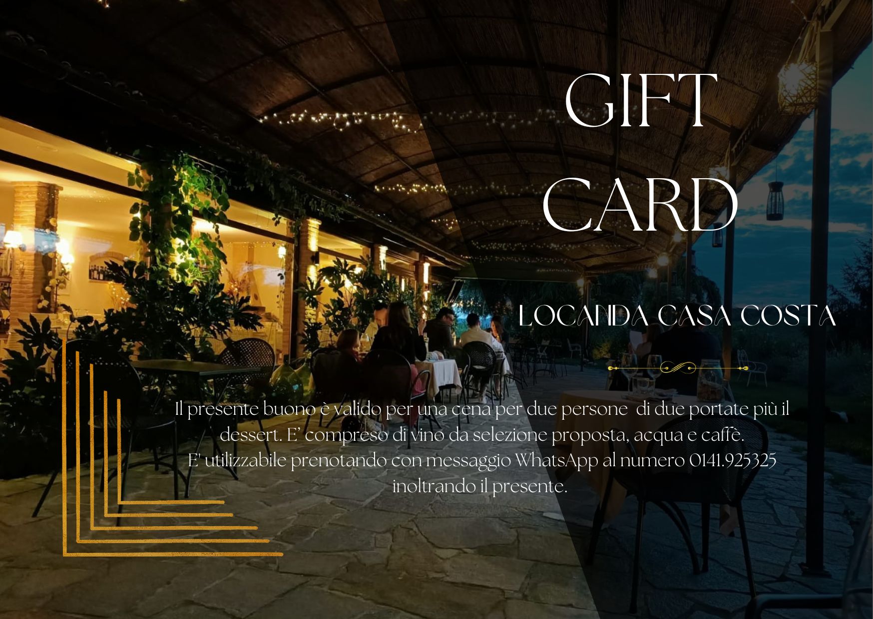 Gift Card Casa Costa
