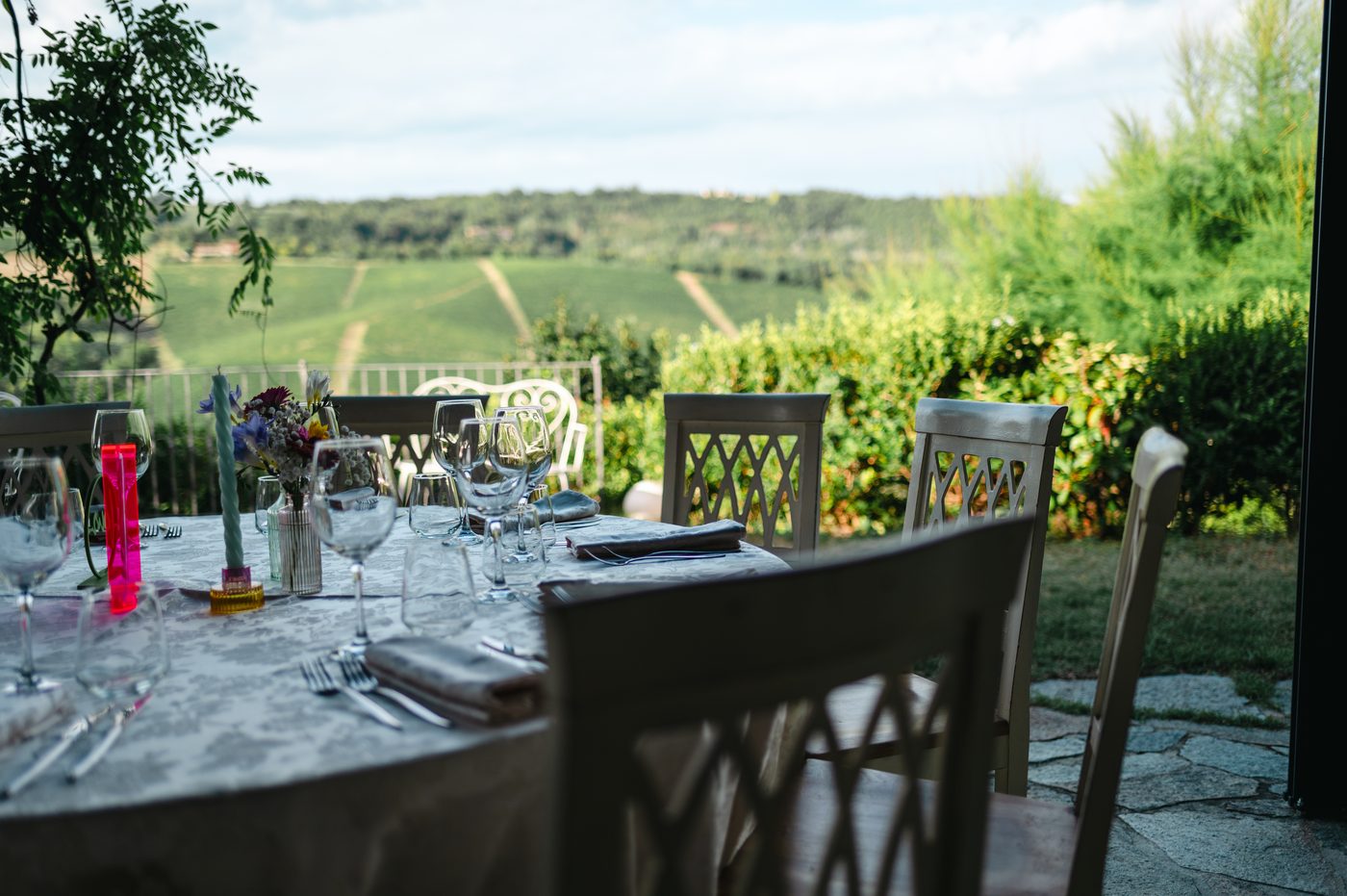 Tavola panoramica sul Monferrato