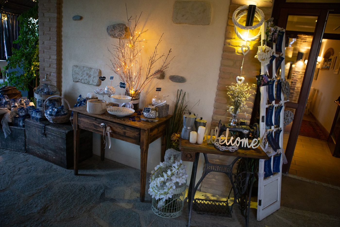 Allestimento welcome